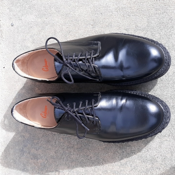 Castaner Size 38/US7.5 Black Platform Espadrille Oxford Shoes - Picture 4 of 17